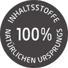 Inhaltsstoffe 100% natürlichen Ursprungs