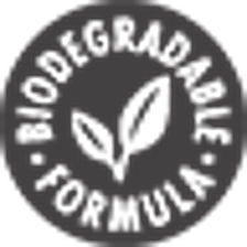 Logo Biodegradable formula für eine biologisch abbaubare Rezeptur