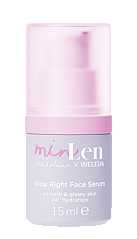 minLen Glow Right Face Serum av Madeleine x Weleda Mini 15ml