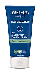 Dla Mężczyzn 2 w 1 Żel do mycia twarzy i brody