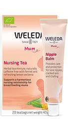 Breastfeeding Essentials Set With Nursing Tea and Nipple Balm.