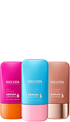 Discover the Weleda Serum Booster Drops Must-Have Set, featuring Pore Refining, Hyaluronic Moisture, and Sunkissed Bronzing serum drops for radiant, hydrated, and glowing skin—perfect for your natural skincare routine.