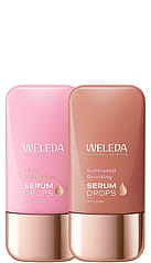 Discover the Weleda Serum Booster Drops Sun-Kissed Glow Set, featuring Glow Perfecting Serum Drops with liquorice and Sunkissed Bronzing Serum Drops with yuzu, ideal for enhancing radiant, healthy skin.