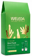 Gift & Glow Skin Food Essentials Set by Weleda –100% natural skincare gift pack featuring two iconic Skin Food products for glowing, healthy skin.
