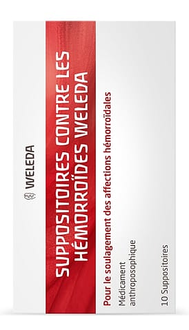 Suppositoires contre les hémorroïdes Weleda