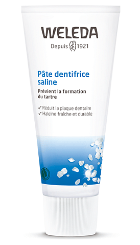 Pâte dentifrice saline