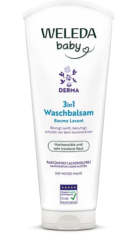 Derma 3in1 Waschbalsam Weisse Malve