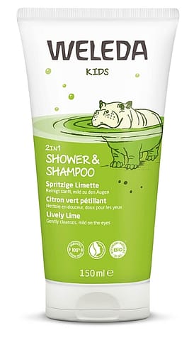 Kids 2in1 Shower & Shampoo Spritzige Limette
