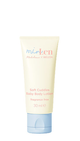 minLen Soft Cuddles Baby Body Lotion by Madeleine x Weleda Mini 30ml