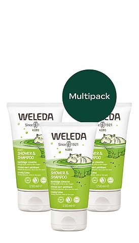 Kids 2in1 Shower & Shampoo Spritzige Limette MULTIPACK