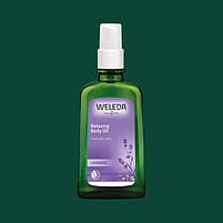 Lavender body oil product shot