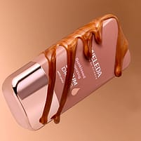 Model applies product