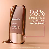Model applies product