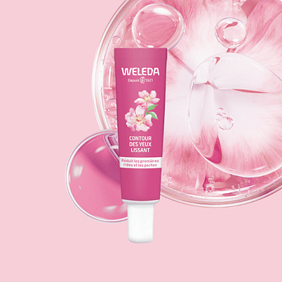 contour des yeux rose