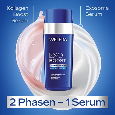 NEU: EXO BOOST DOUBLE SERUM BLAUER ENZIAN