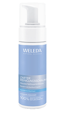 Zarter Reinigungsschaum