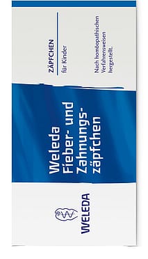 Weleda Fieber- und Zahnungszäpfchen