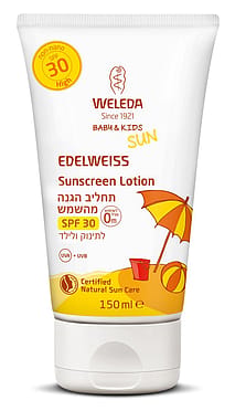 תחליב הגנה מהשמש SPF30 לתינוק ולילד