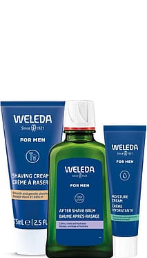 Mens Shaving Set with 75ml Shaving Creme tube, Bottle of After Shave Balm and a Tube Moisture cream.