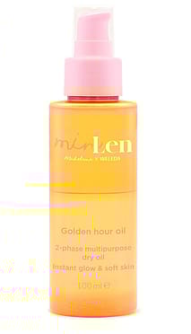 minLen Golden Hour Oil by Madeleine x Weleda