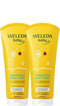 Two 200ml Calendula Shampoo and Bodywashes.
