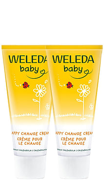 Two Calendula Nappy Change Cream 75ml tubes