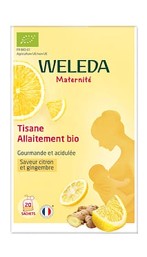 Tisane allaitement bio Citron Gingembre