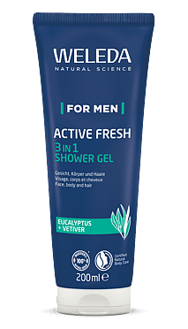 Gel Douche Men 3in1 Active Fresh pour Homme