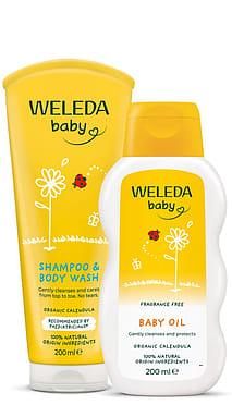 Calendula Baby Bath & Care Routine
