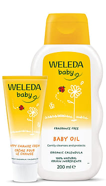 Calendula Baby Care & Change Routine