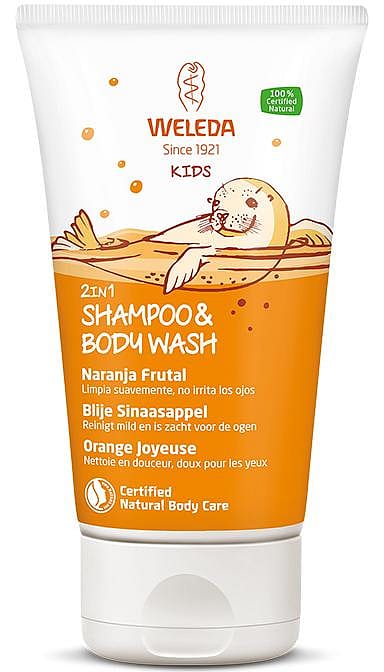 Kids 2in1 Shampoo & Body Wash Blije Sinaasappel