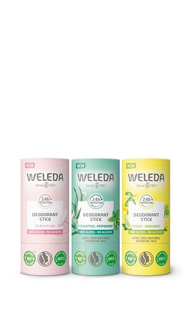 Trio déodorants solides