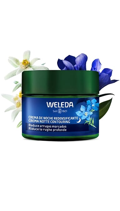 Crema de Noche Redensificante de Genciana Azul y Edelweiss
