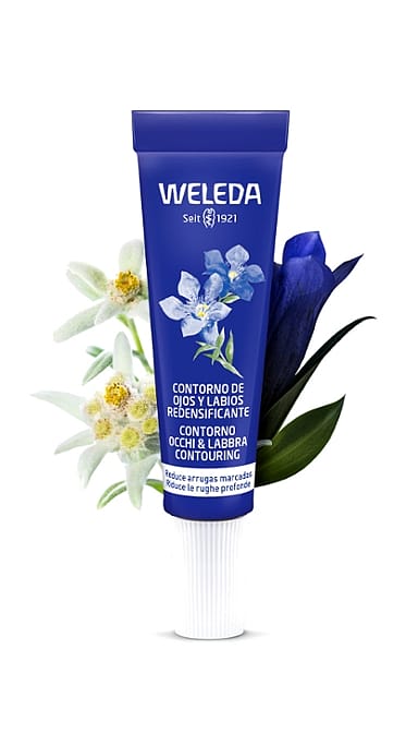 Contorno de Ojos y Labios Redensificante de Genciana Azul y Edelweiss