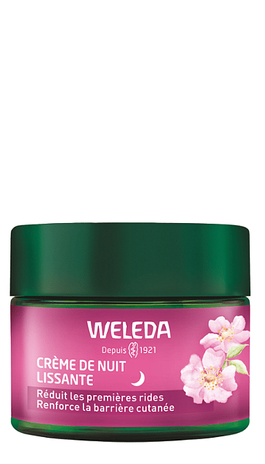 Crème de Nuit lissante Rose Musquée & Thé blanc