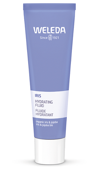 Fluide hydratant à l'Iris