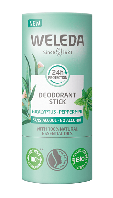 Déodorant solide 24H Eucalyptus Menthe poivrée
