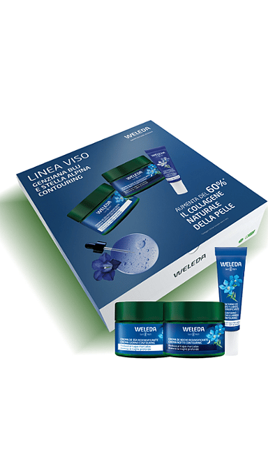 Couvette Genziana Blu e Stella Alpina Contouring