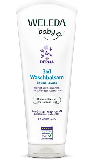 Derma 3in1 Waschbalsam Weisse Malve
