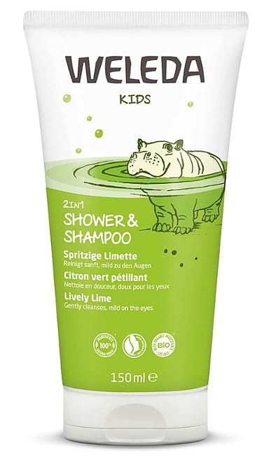 Kids 2in1 Shower & Shampoo Spritzige Limette