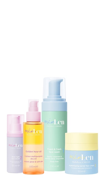 minLen Teens & Tweens Facecare Routine Bundle