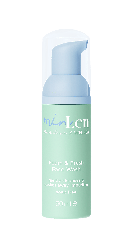 minLen Foam & Fresh Face Wash av Madeleine x Weleda Mini 50ml