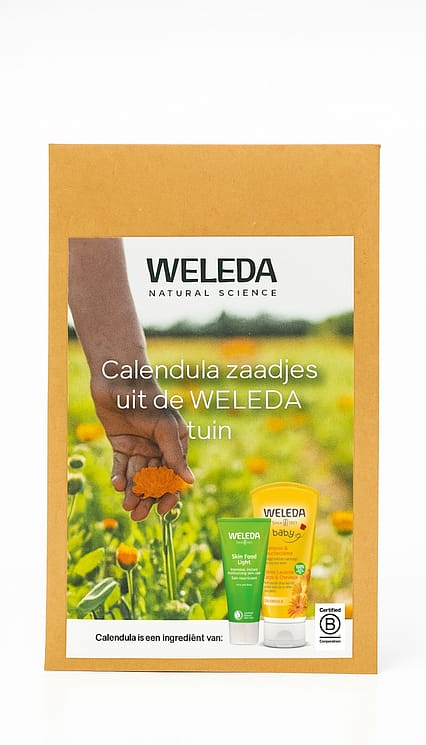 Calendulazaadjes uit de WELEDA tuin