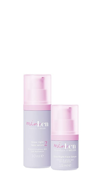 minLen Glow Right Face Serum