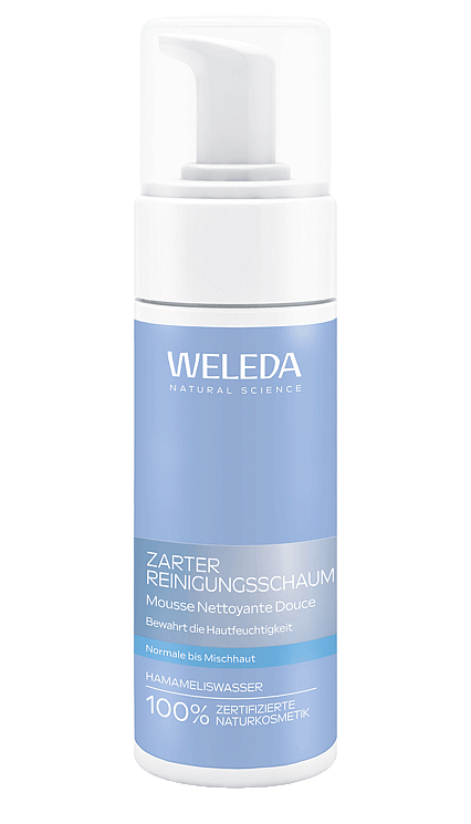 Zarter Reinigungsschaum