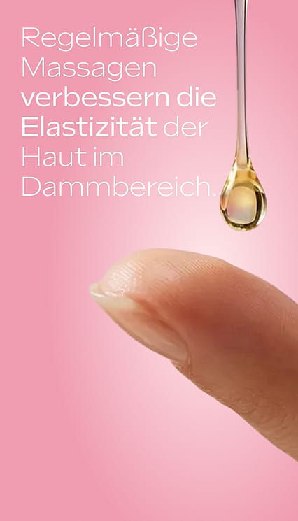 Verbessert die Elastizität und Widerstandsfähigkeit des Gewebes: Damm- Massageöl