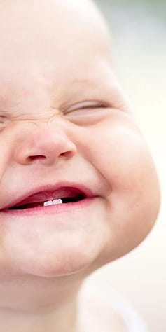 baby smiling
