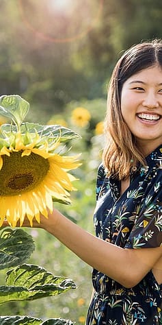 fille et tournesol