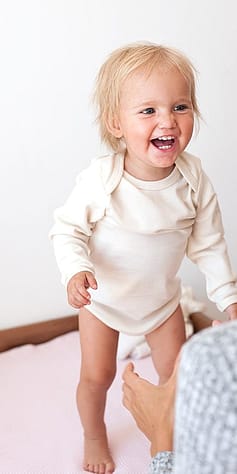 bebé sonriendo