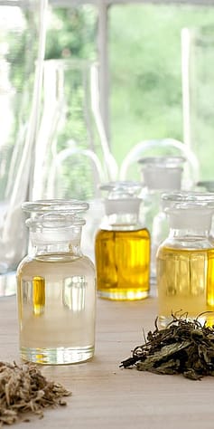 Oils in bottles
